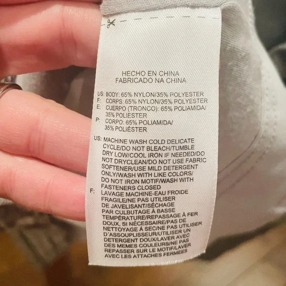 Reebok reflective metallic full zip jacket w/ pockets elastic waist SZ M silver - Picture 10 of 12